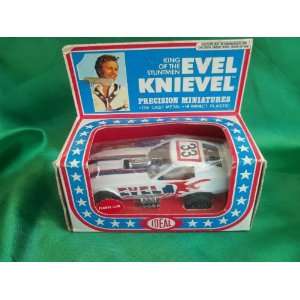  1976 EVEL KNIEVEL VINTAGE IDEAL no. 4306 7 DIE CAST FUNNY 