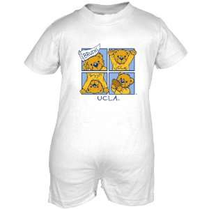   UCLA Bruins White Infant Windows Short John Romper: Sports & Outdoors