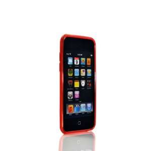  High Transparency Red Cover for I Touch4 Cell Phones 