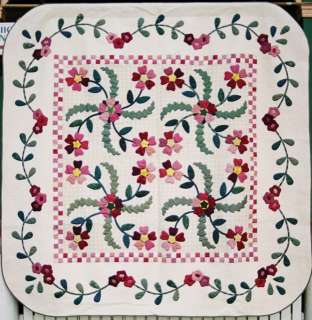 Kookaburra Cottage Tea Rose quilt pattern  