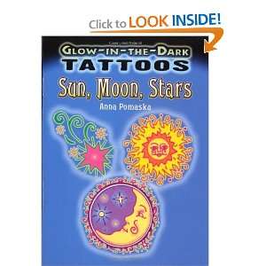  Glow in the Dark Tattoos Sun, Moon, Stars (Dover Tattoos 