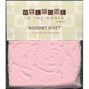  Welcome to the World Bassinet Sheet Pink Baby