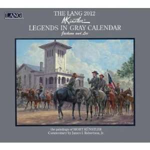   2012 Legends in Gray Wall Calendar by Mort Kunstler: Home & Kitchen