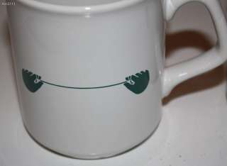 Set of (2) Tams England Promotional Denistry Floss Mug  