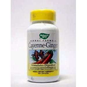    Natures Way Cayenne & Ginger 100 Capsules