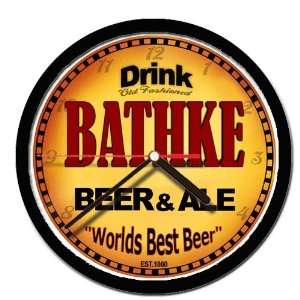  BATHKE beer and ale cerveza wall clock: Everything Else