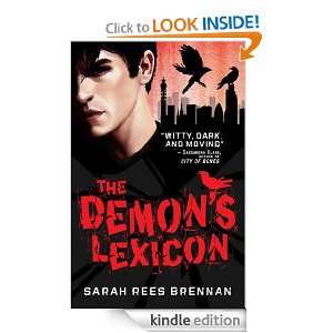The Demons Lexicon Sarah Rees Brennan  Kindle Store