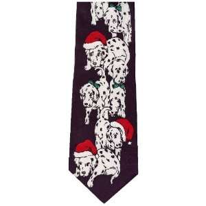  Santa Dalmation Pups Christmas Ties