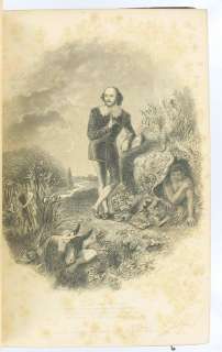 1857 SHAKESPERE BOOK TRAGEDIES ENGRAVINGS CORNWALL  