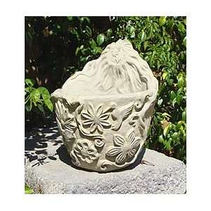  Made In USA Cast Stone Mother Earth Vista Planter: Patio 