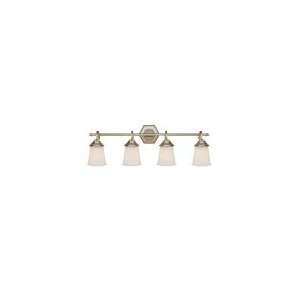   Fifth Avenue 4 Light Bath Vanity Light in Winter Gold with Soft White