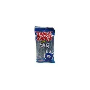 Tangy Zangy Sour Belts Blue Raspberry: Grocery & Gourmet Food