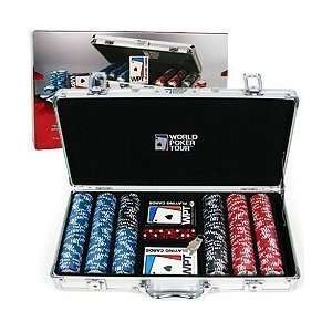  World Poker TourT 300 Poker Chip Set   Casino Supplies 