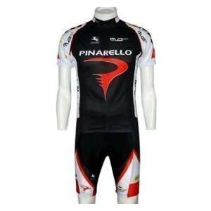  Pinarello RT Team Black Short Sleeves Cycling Jersey Set 