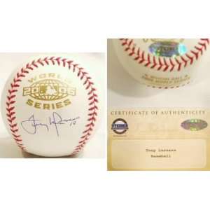  Tony LaRussa Signed 2006 World Series Baseball Insc 