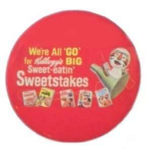  Kelloggs Big Sweet Eatin Sweetstakes Cereal Button KB1958 