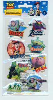 Disney TOY STORY Puff 3D Stickers  