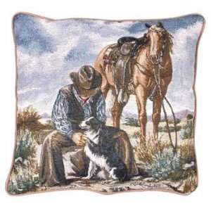  TAPESTRY PILLOW SIMPLY HOME WESTERN GOOD COMPANY