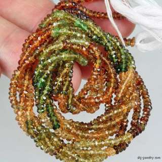 Natural Dravite & Green Tourmaline Gemstone Beads  