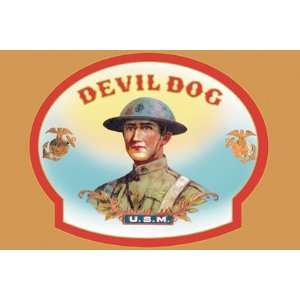 Devil Dog by Unknown 18x12