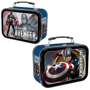 CAPTAIN AMERICA The First Avenger movie Lunch Box / collectible tin 