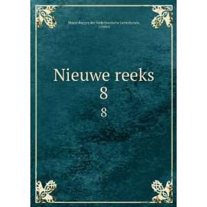   reeks. 8 Leyden Maatschappij der Nederlandsche Letterkunde Books