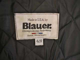 Vtg 70s BLAUER Police Bomber Thinsulate Jacket 42 R USA  