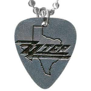  ZZ TOP LOGO GUITAR PICK NECKLACE Musical Instruments