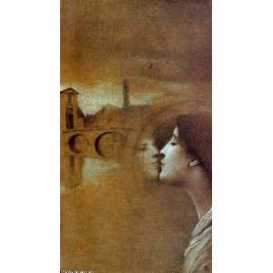  paintings   Fernand Khnopff   24 x 42 inches   With Gregoire Le Roy 
