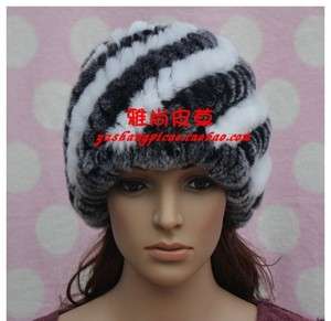   womens 3 color black red white Rex rabbit fur hats caps free shipping