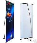 Units L Banner Stand,W24xH64​ 80,Trade Show Display