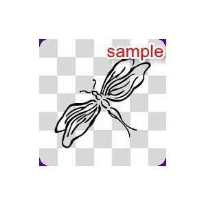  NATURE AND INSECTS DRAGONFLY 3 10 WHITE VINYL DECAL 