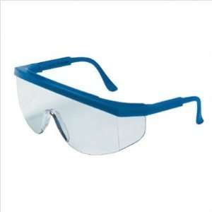  Tomahawk Safety Glasses Clear Lens Blue Frame: Industrial 