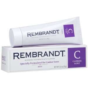 Rembrandt Whitening Toothpaste With Fluoride Canker Sore Protection 3 
