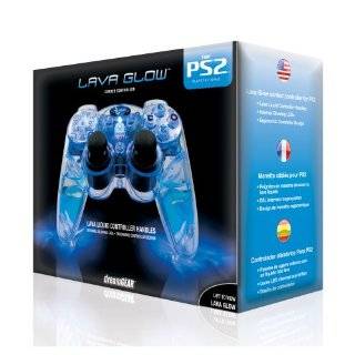 Playstation 2 Lava Glow Wired Controller in gift box   Blue 