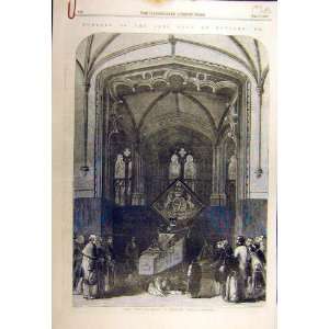  1857 Duke Rutland Belvoir Castle Funeral Procession