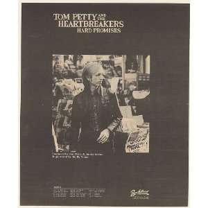  1981 Tom Petty and the Heartbreakers Hard Promises Print 