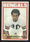 1972 TOPPS FOOTBALL HIGH NUMBER #307 LEMAR PARRISH CICI