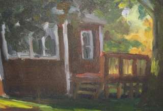 TOM HARBRECHT OIL PAINTING~PAINT OHIO HOME~SIGND~LISTED  