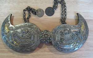Pafti   Antique Macedonian Balkan folk belt buckles  