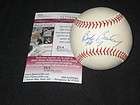 Clete Boyer Autographed OML Baseball JSA COA  