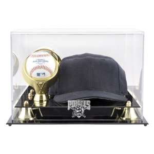  Acrylic Cap and Baseball Pirates Logo Display Case: Sports 