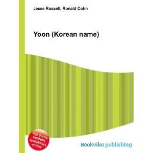  Yoon (Korean name) Ronald Cohn Jesse Russell Books