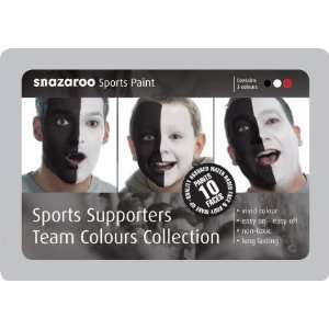  Face Paints Sports Black & White Face Painting Kit Toys 