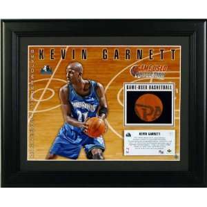 Kevin Garnett Minnesota Timberwolves Upper Deck NBA Game Used 