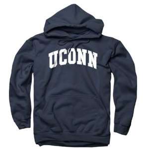  Connecticut Huskies Navy Bold Arch Hooded Sweatshirt 