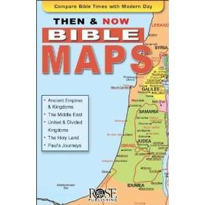  Then and Now Bible Maps   Fold out Pamphlet [Pamphlet 
