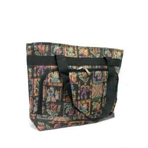  BOVANO USA Large Bag/Purse with Garden Pattern Patio 