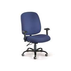  Navy OFM Big and Tall Chair with Arms: Office Products