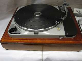 thorens td124 mk2 turntable with sme 3009 tonearm.in plinth  